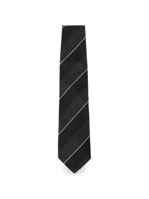 Junya Watanabe MAN diagonal-stripe silk tie
