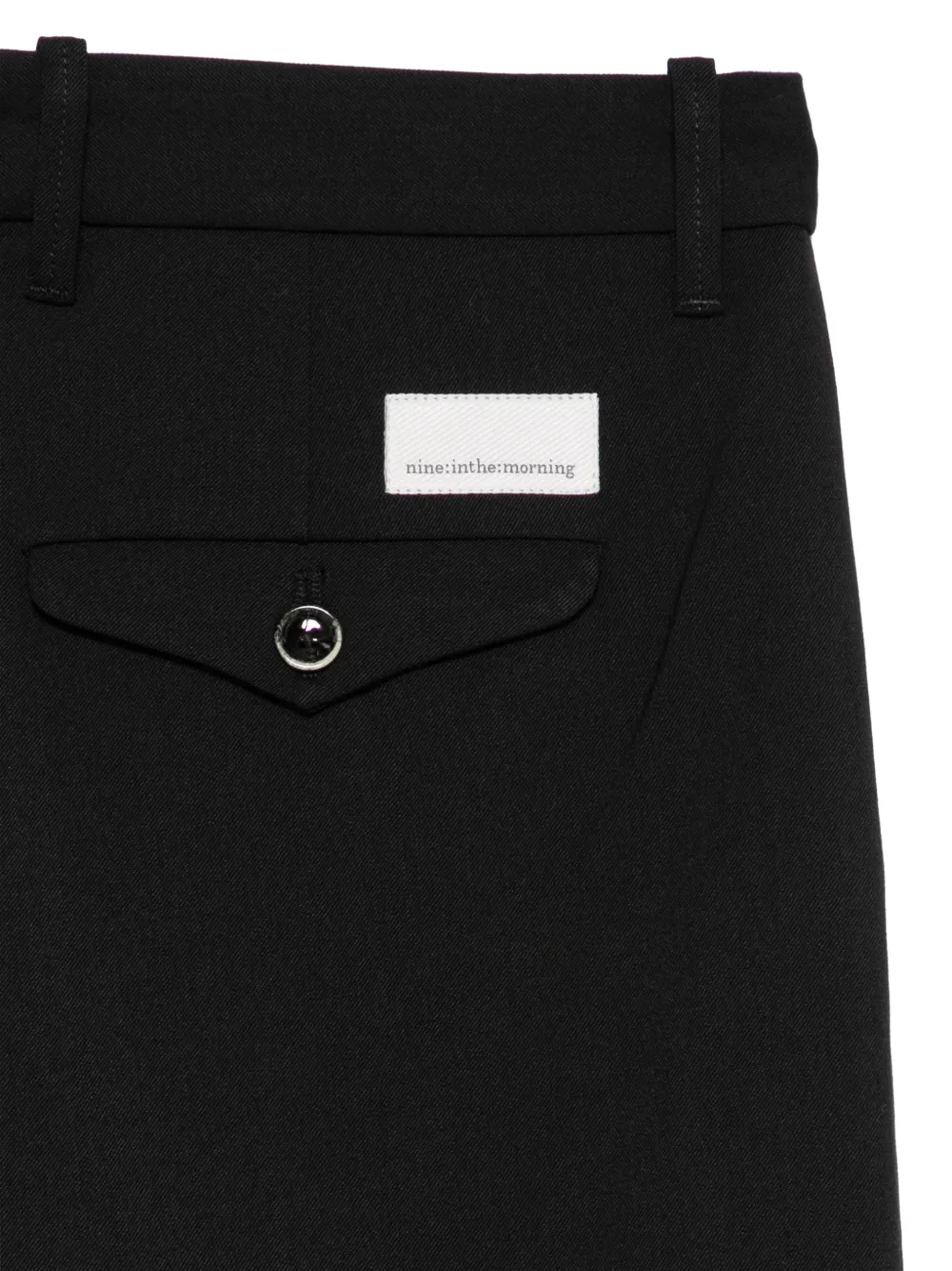 Nine In The Morning Seraphine slim-fit broek Zwart