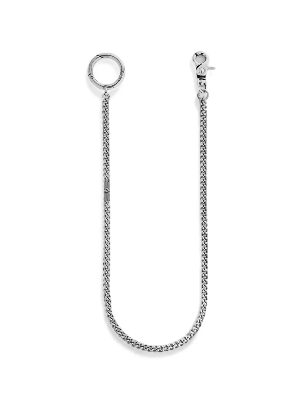Balenciaga BB Icon trouser chain - Argento