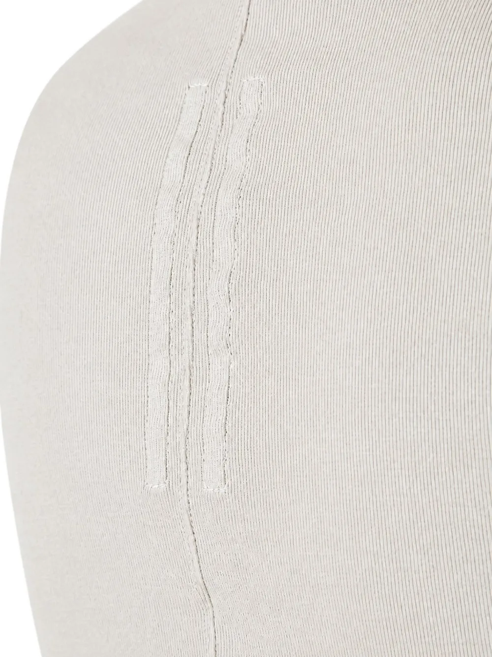 Rick Owens ribbed long-sleeve T-shirt Beige