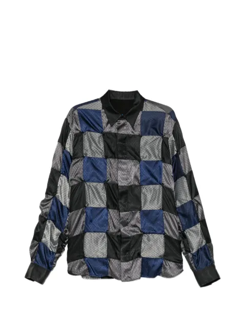Ader Error quilted patchwork shirt
