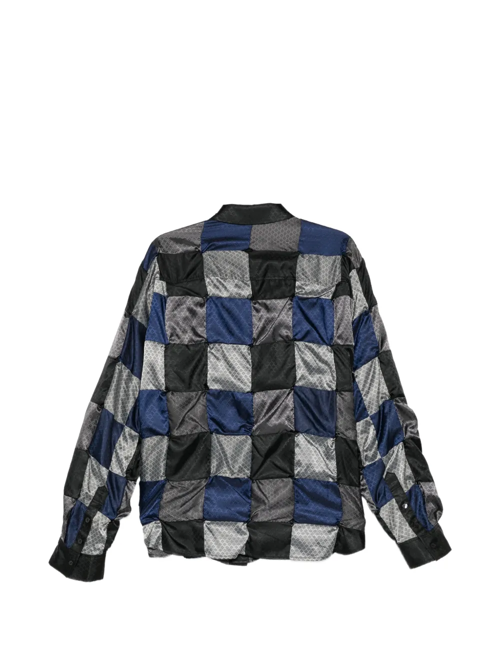 Ader Error Quilted Patchwork Shirt In Multi