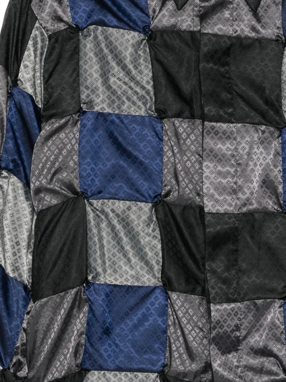 Ader Error Quilted Patchwork Shirt In Multi
