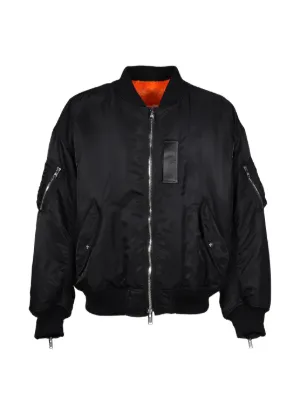 Prada Re-nylon Bomber Jacket | Black | FARFETCH