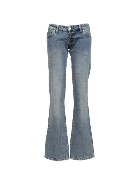 Natasha Zinko treated flared jeans