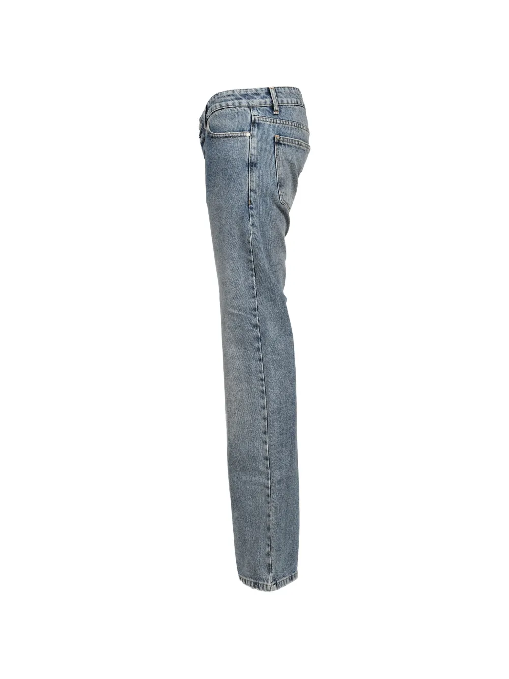Natasha Zinko Flared jeans met behandelde afwerking Blauw