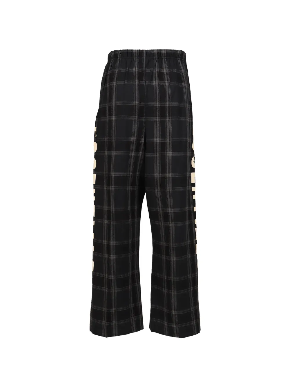 FEAR OF GOD ESSENTIALS plaid flannel trousers - Nero