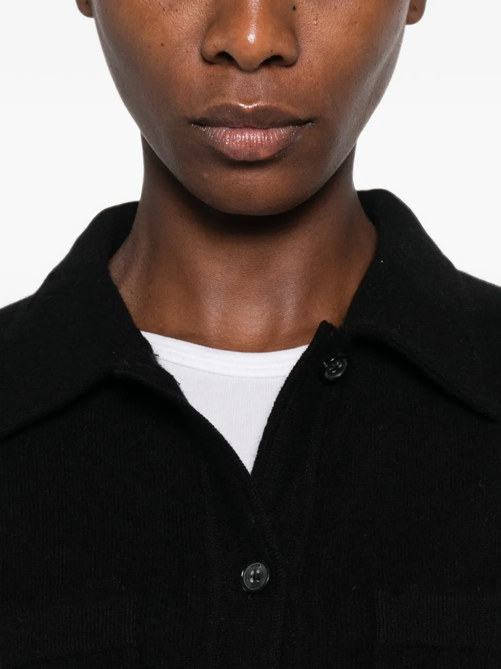 TOTEME Button-up shirtjack met borstzak Zwart