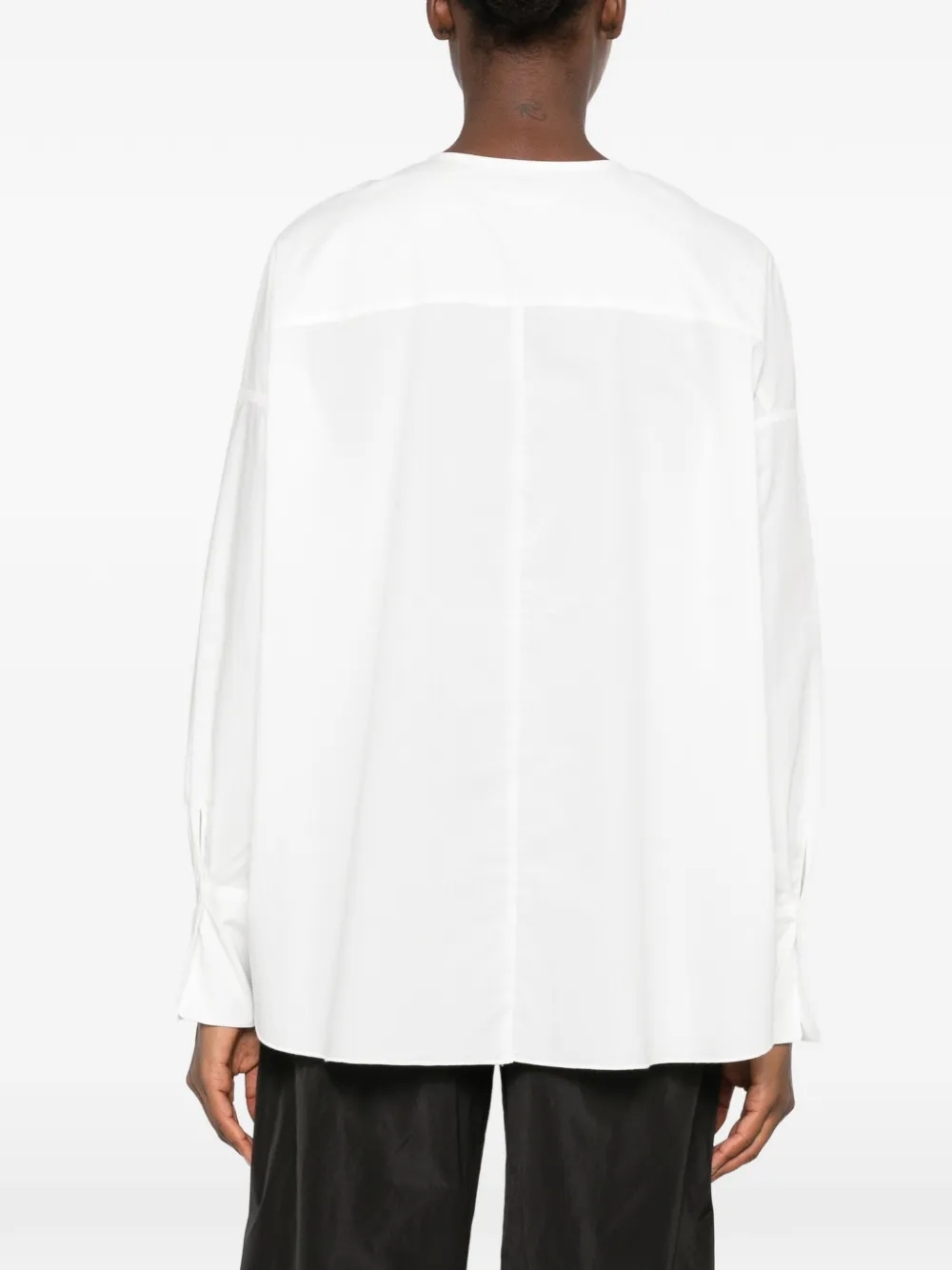 SUSANNE BOMMER Shirt met ruches afwerking Wit