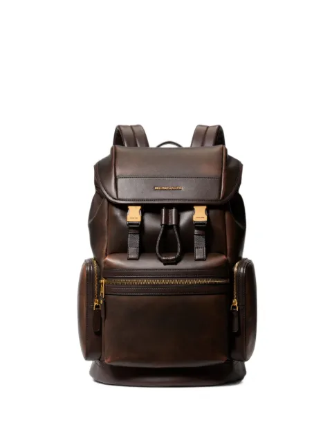 Michael Kors Hudson burnished leather backpack