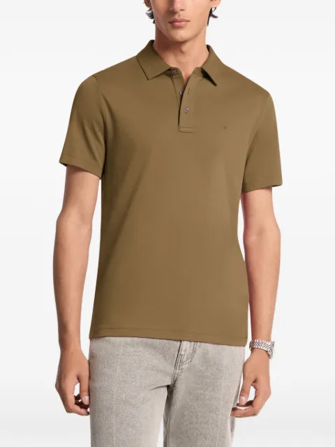 Michael Kors embroidered logo cotton polo shirt