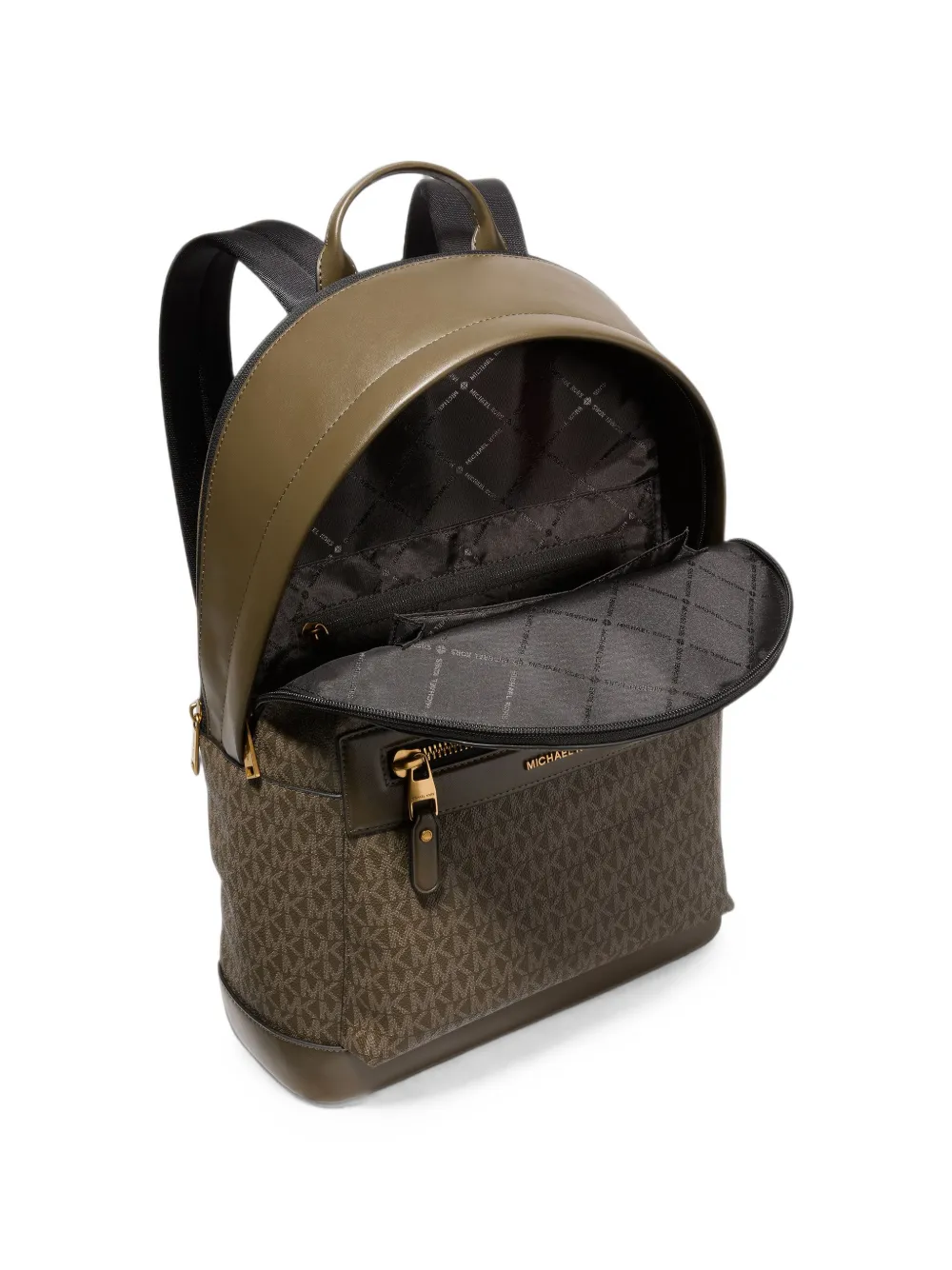 Michael Kors Jet Set nylon rugzak Groen