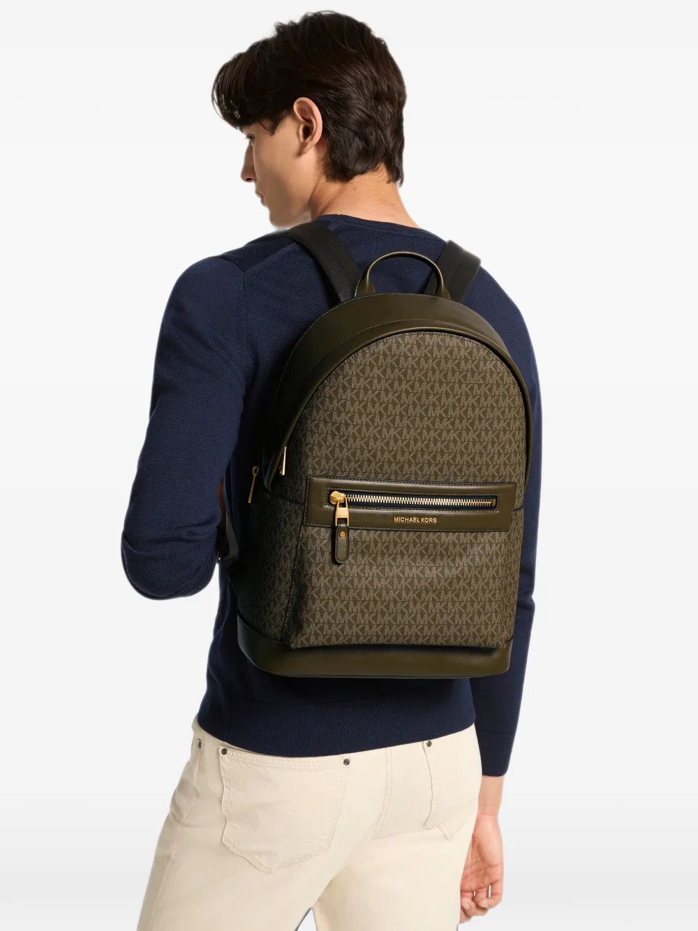 Michael Kors Jet Set nylon rugzak Groen