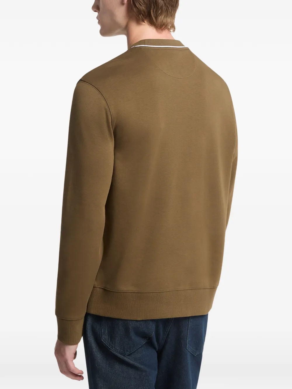 Michael Kors Trui met ronde hals en logo-afwerking Bruin
