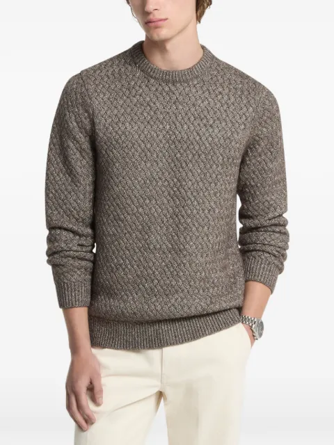 Michael Kors crosshatch cotton blend sweater