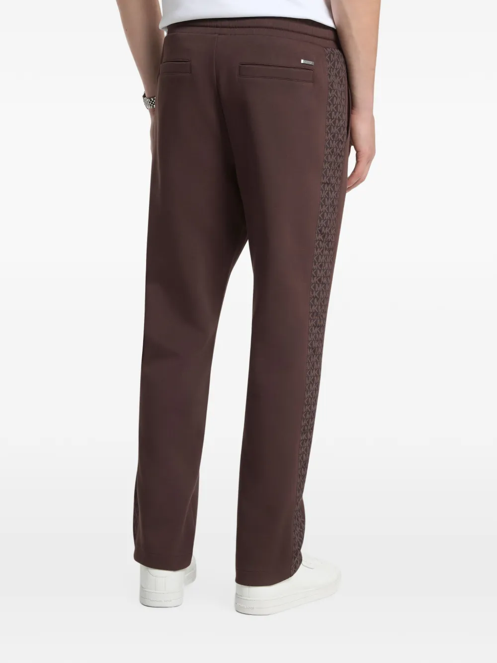 Michael Kors Trainingsbroek met logoband Bruin