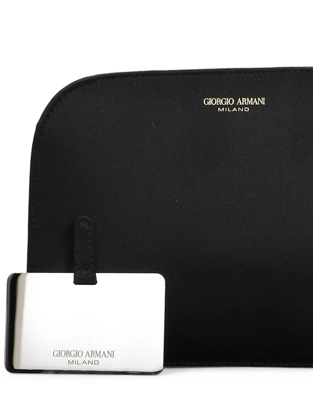 Giorgio Armani La Prima clutch met kettingband Zwart