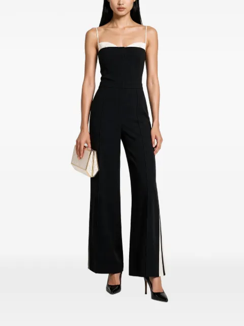 SIMKHAI contrast-trim sleeveless jumpsuit