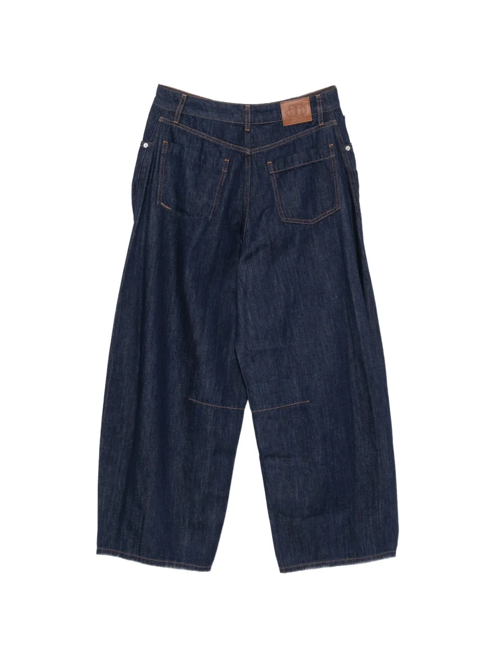 SIMKHAI Jeans met wijde pijpen Blauw