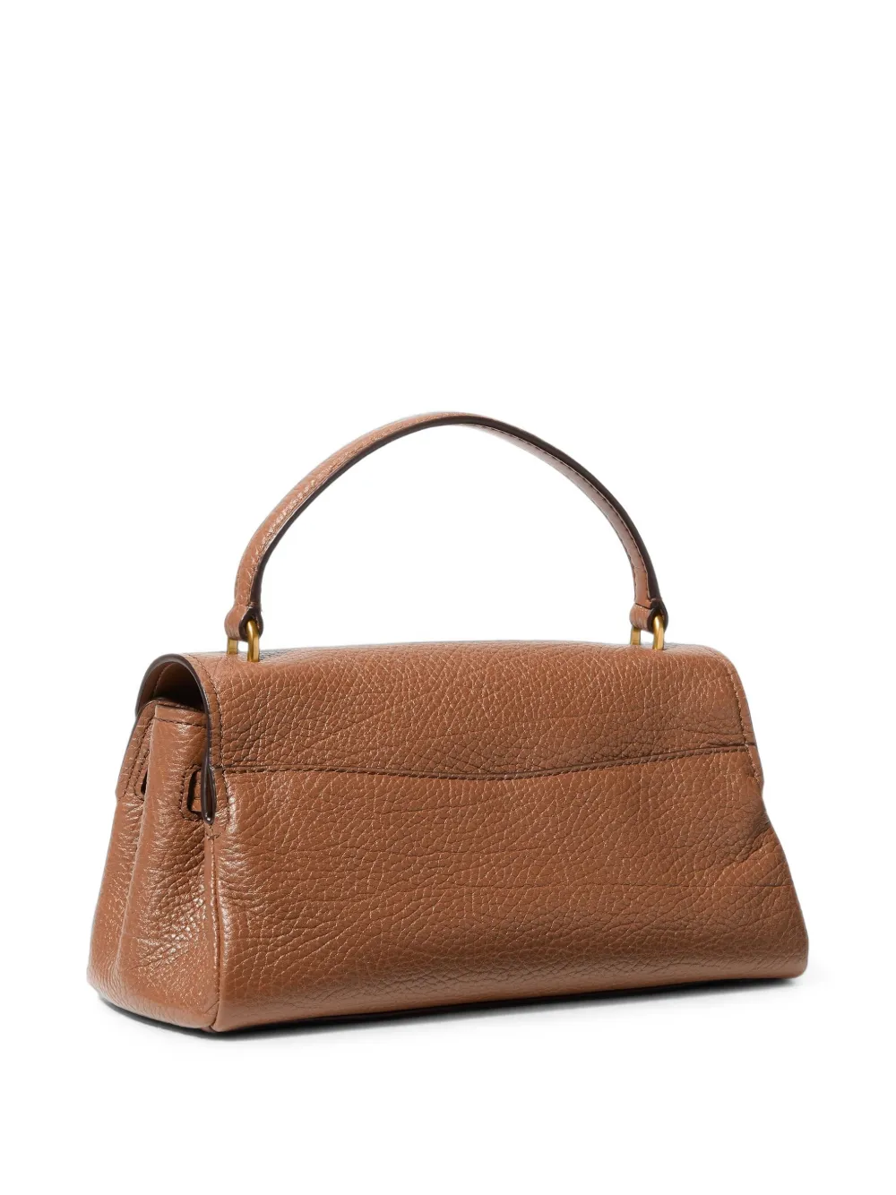Michael Kors Extra kleine Hamilton Moderne leren crossbodytas met textuur Bruin