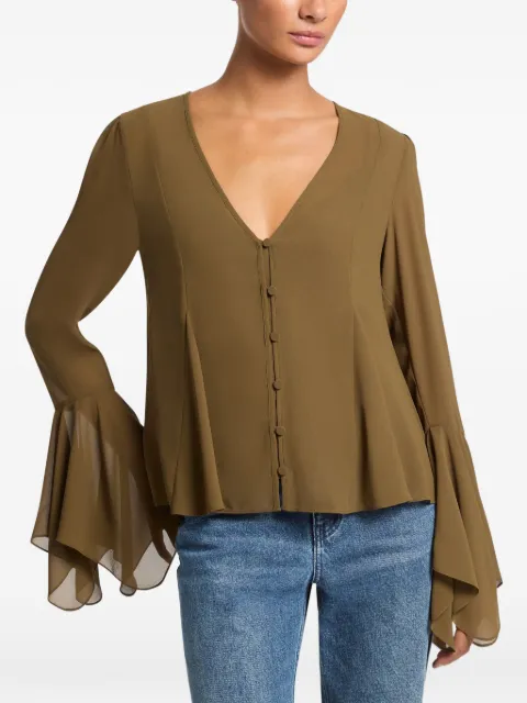 Michael Kors blusa de georgette