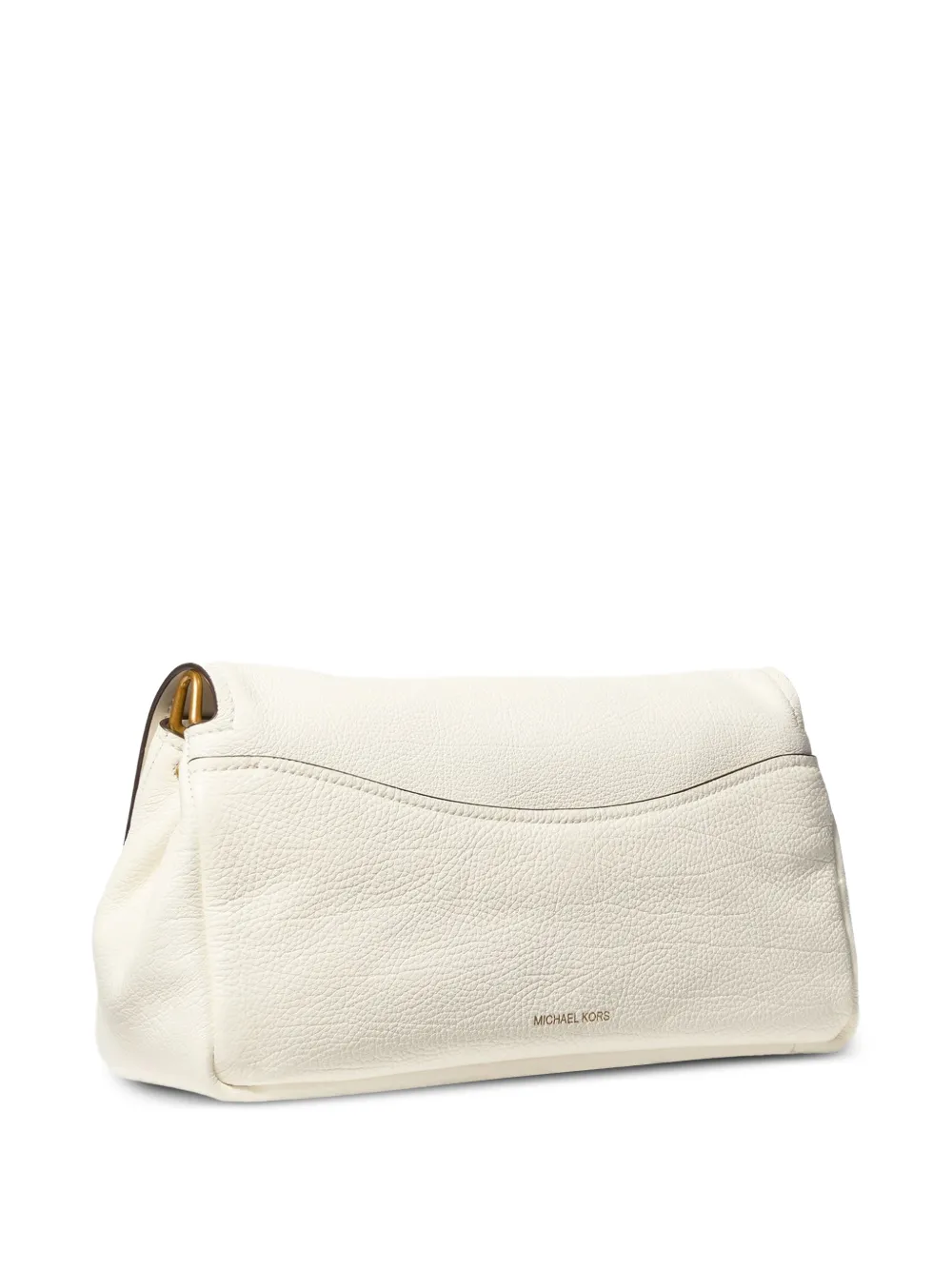 Michael Kors Grote Bryant verstelbare leren schoudertas met textuur Beige