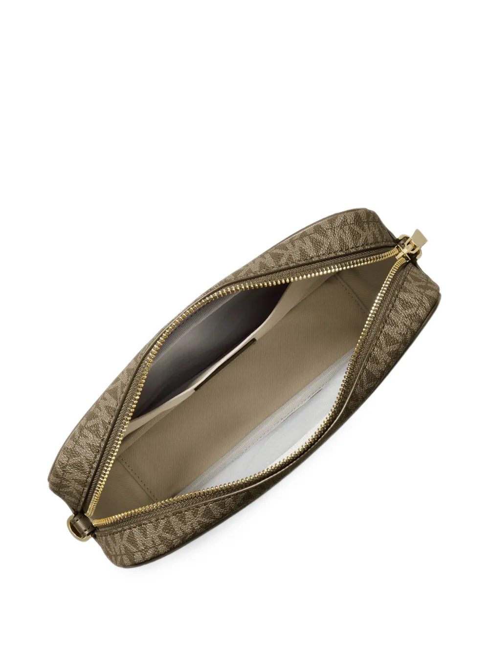 Michael Kors Grote schoudertas met exclusief Bev-logo Bruin