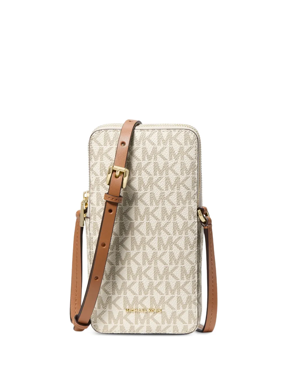 Michael Kors Jet Set small signature logo smartphone crossbody bag