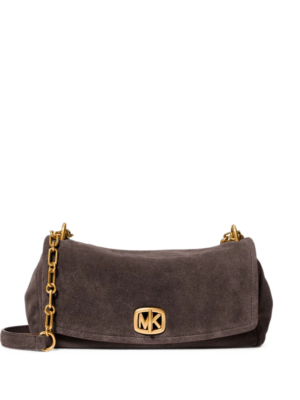 Michael Kors Bryant small suede convertible shoulder bag - Marrone