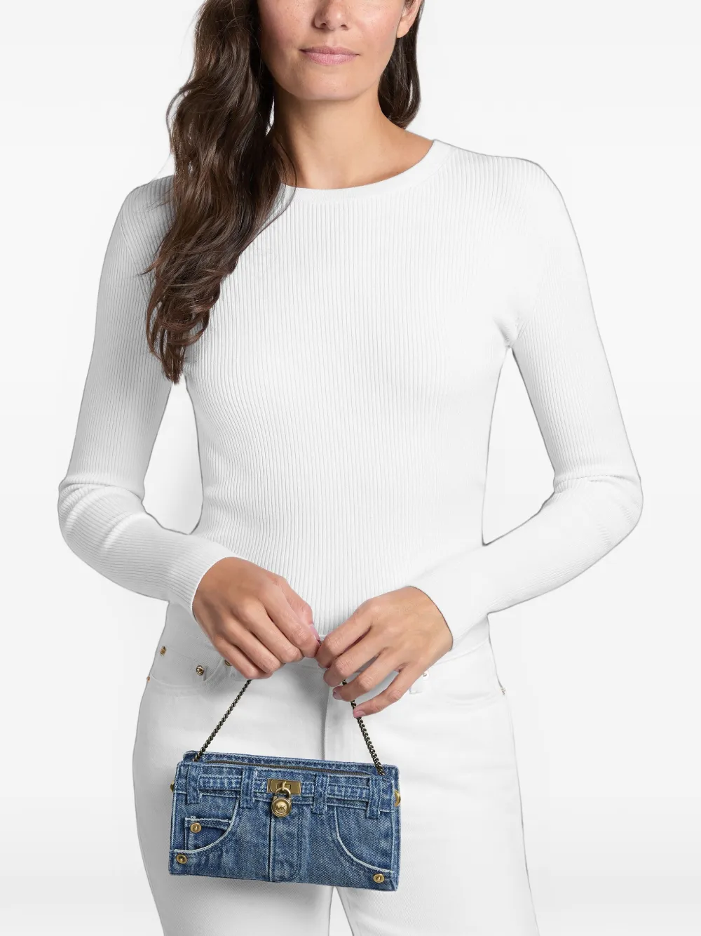 Michael Kors Hamilton Moderne convertible cross body extra small bag