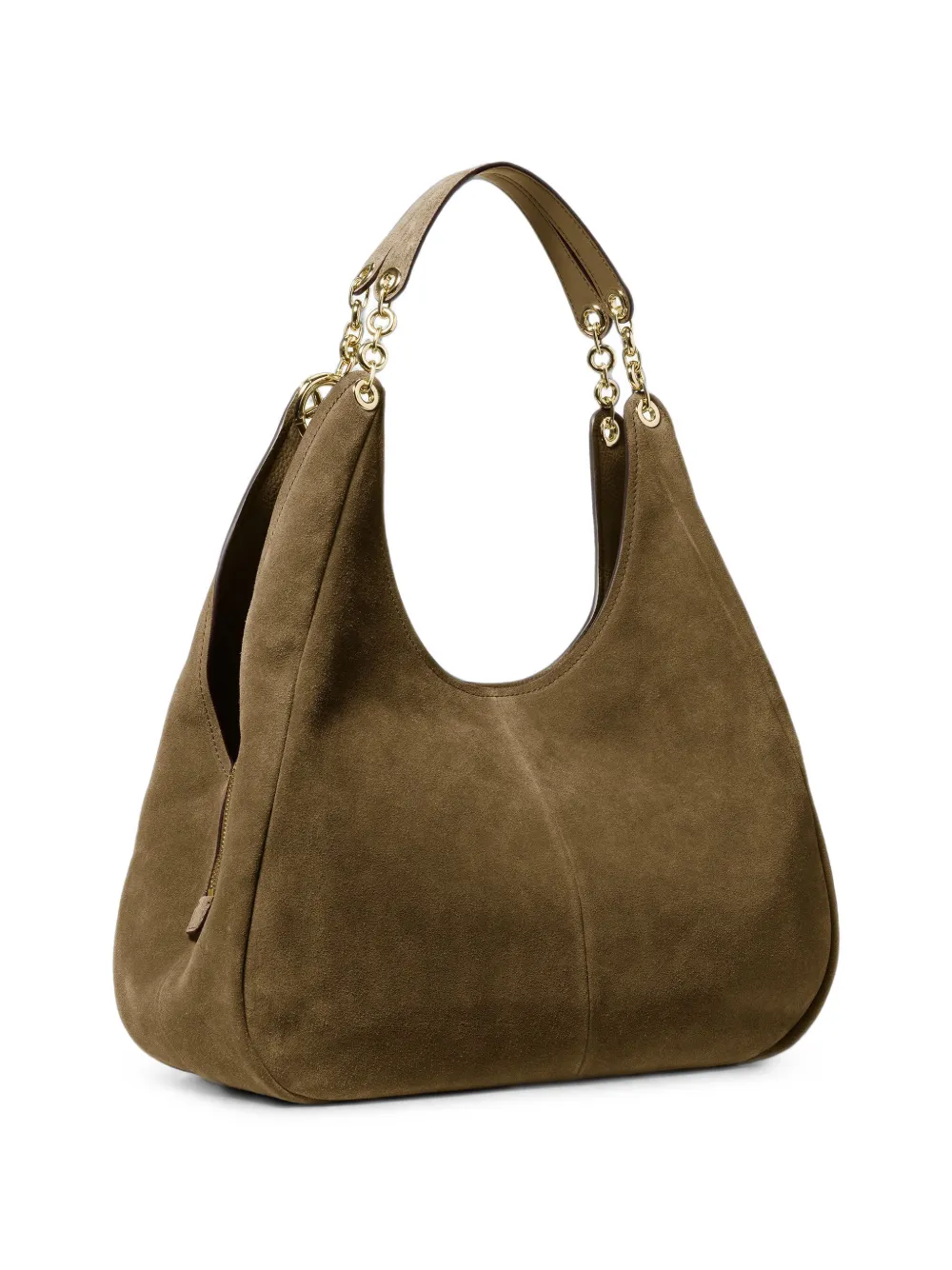 Michael Kors Grote Ellie suède shopper Groen