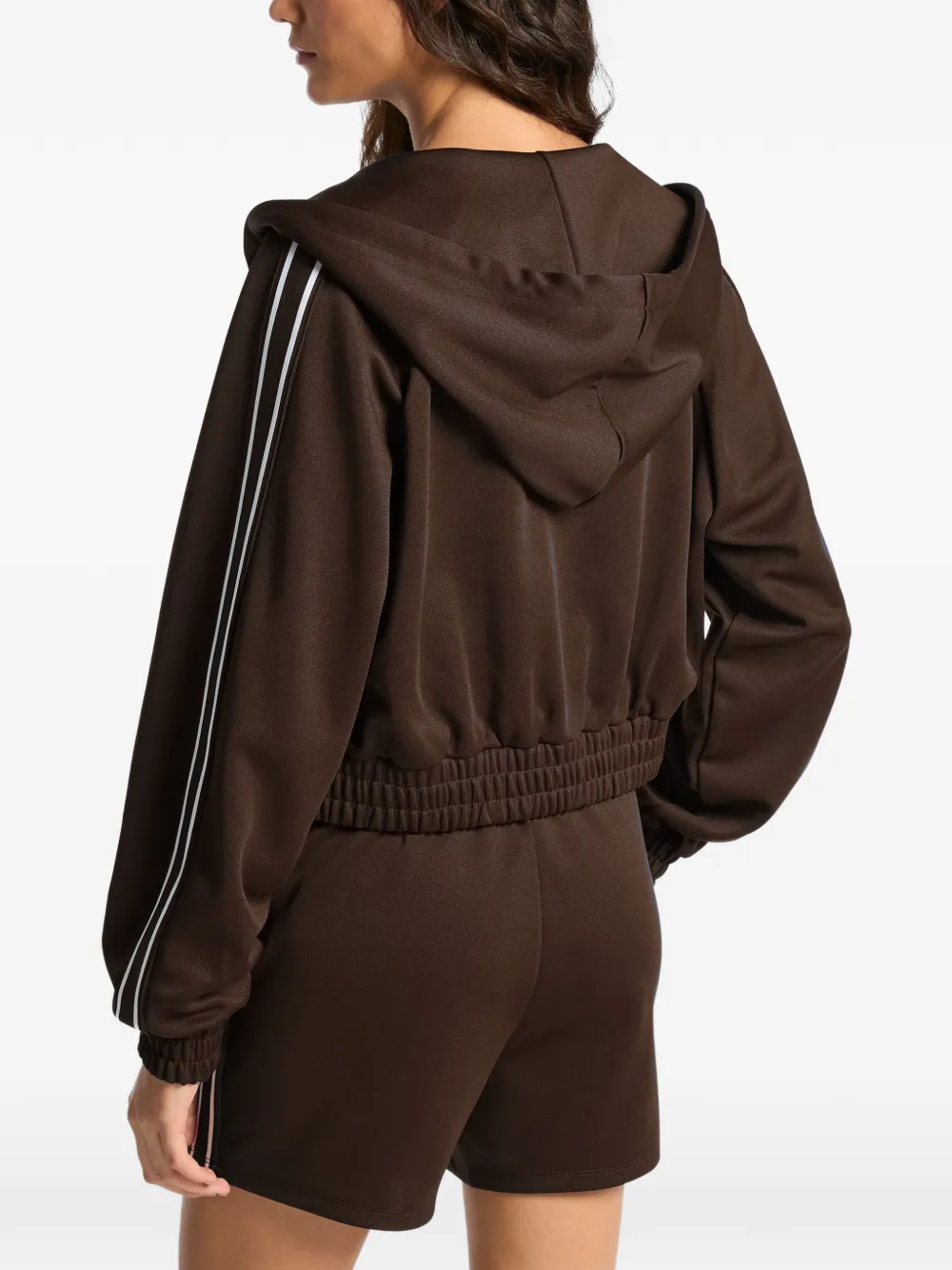 Michael Kors piqué contrast zip-up track jacket Bruin