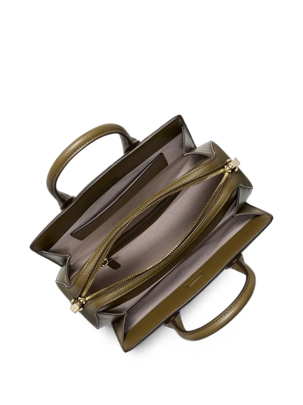 Michael Kors Kleine Laila Signature tas met logo Bruin
