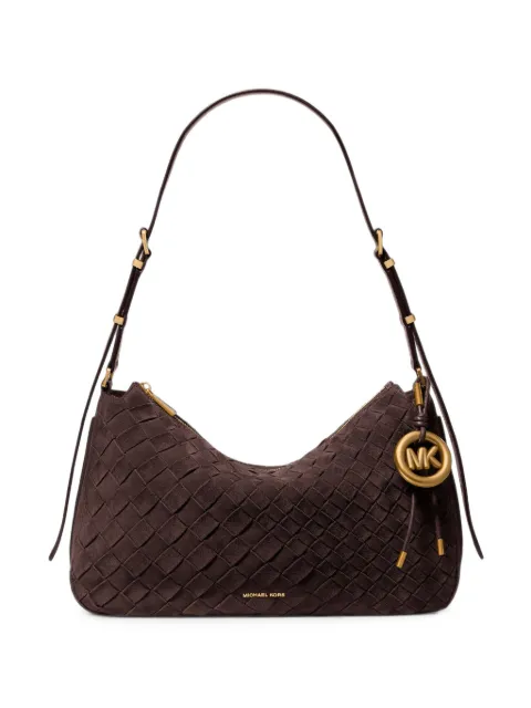 Michael Kors Nolita braided suede shoulder bag