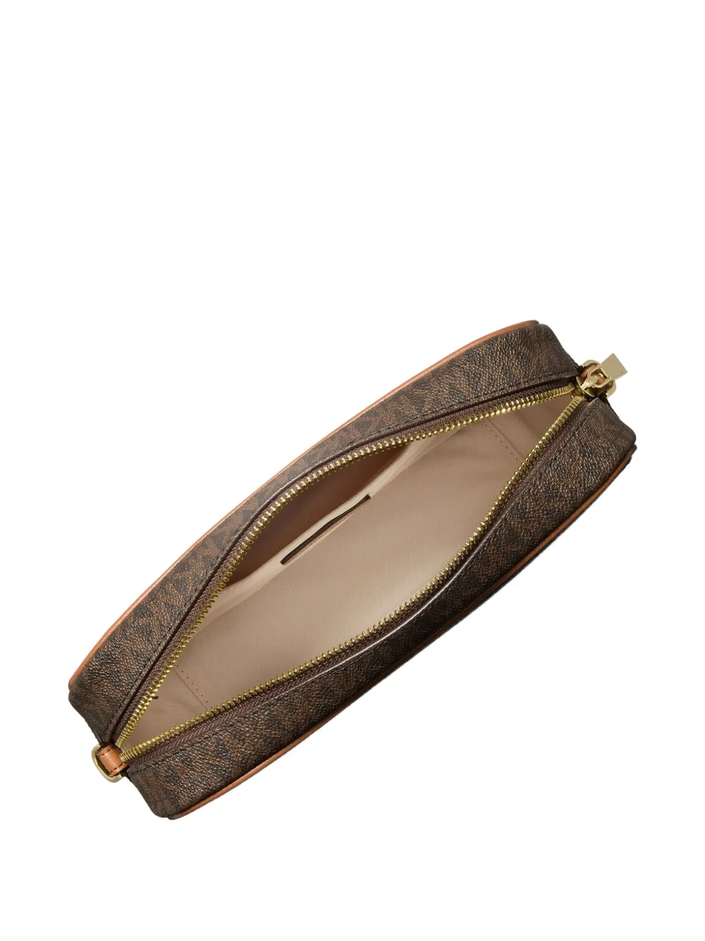 Michael Kors Grote schoudertas met exclusief Bev-logo Bruin