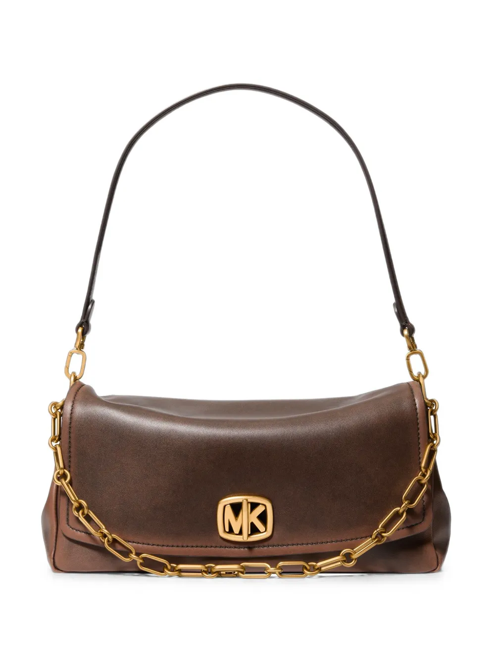 Michael Kors Bryant large leather convertible shoulder bag - Marrone