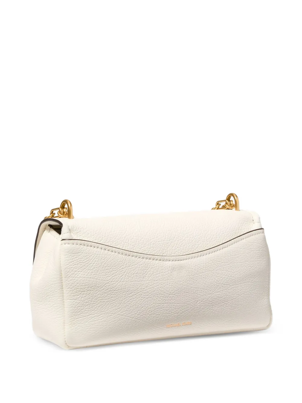 Michael Kors Bryant kleine verstelbare leren schoudertas met textuur Beige