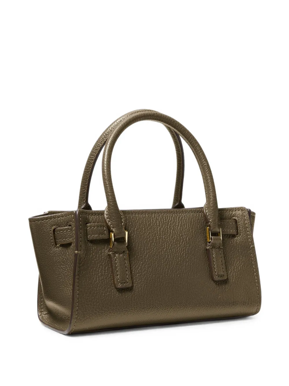 Michael Kors Hamilton Moderne Extra-small Leather Crossbody Bag In Green