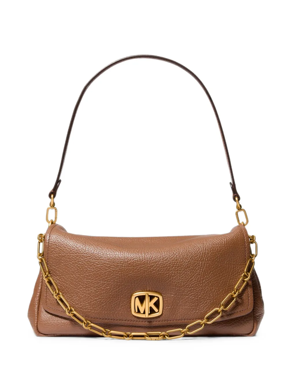 Michael Kors Bryant large textured leather convertible shoulder bag - Marrone