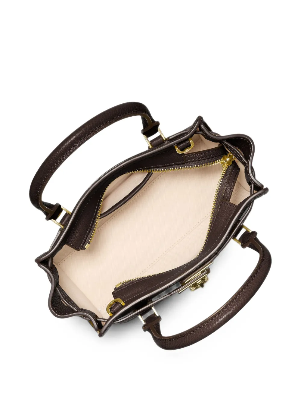 Michael Kors Extra kleine Hamilton Moderne verstelbare leren crossbodytas Bruin