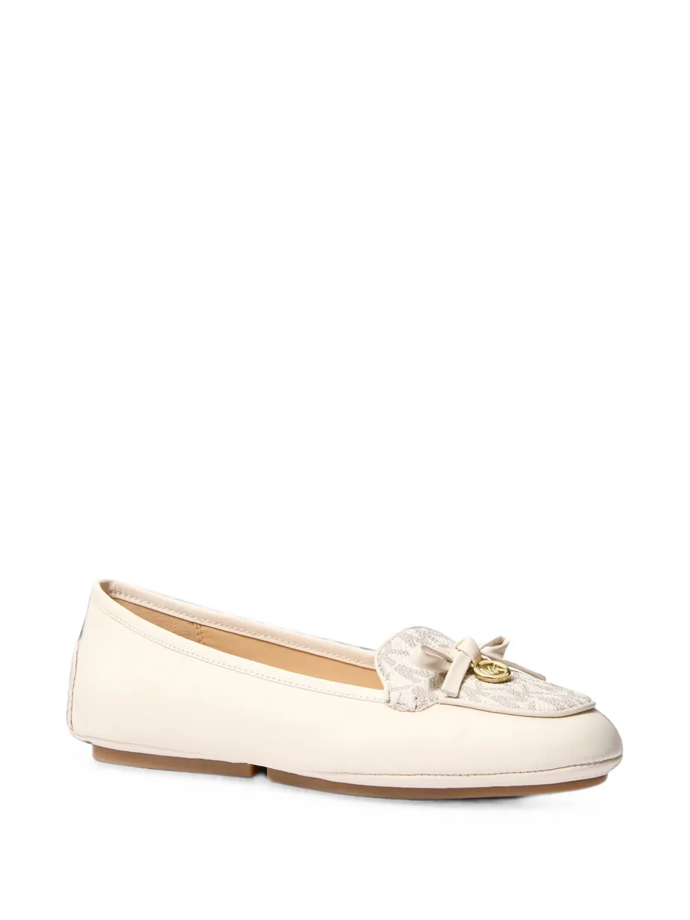 Michael Kors leather moccasins with exclusive Wendy logo
