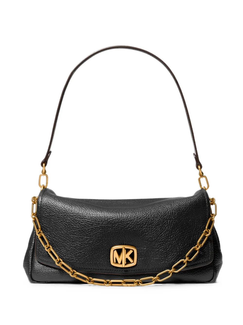 Michael Kors Bryant large textured-leather convertible shoulder bag - Nero