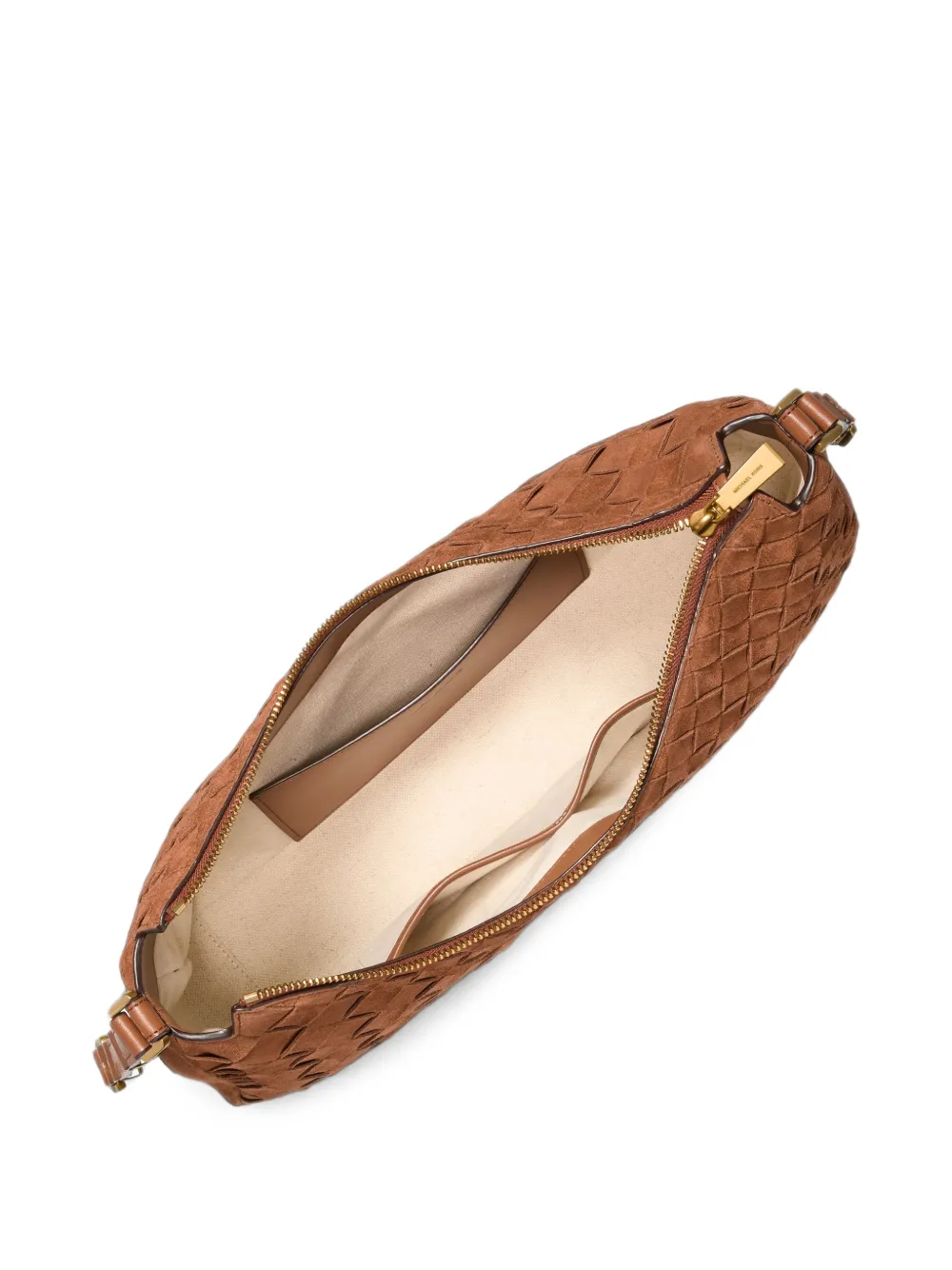 Michael Kors Leren schoudertas Bruin