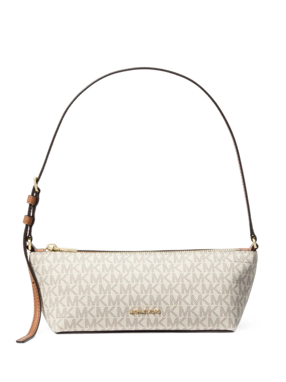 Michael Kors Laila small signature logo pochette - Toni neutri