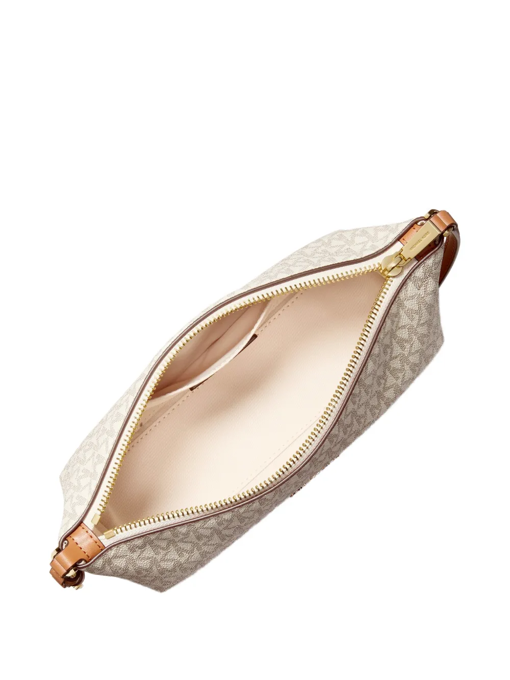 Michael Kors Kleine Laila kenmerkende pochette met logo Beige