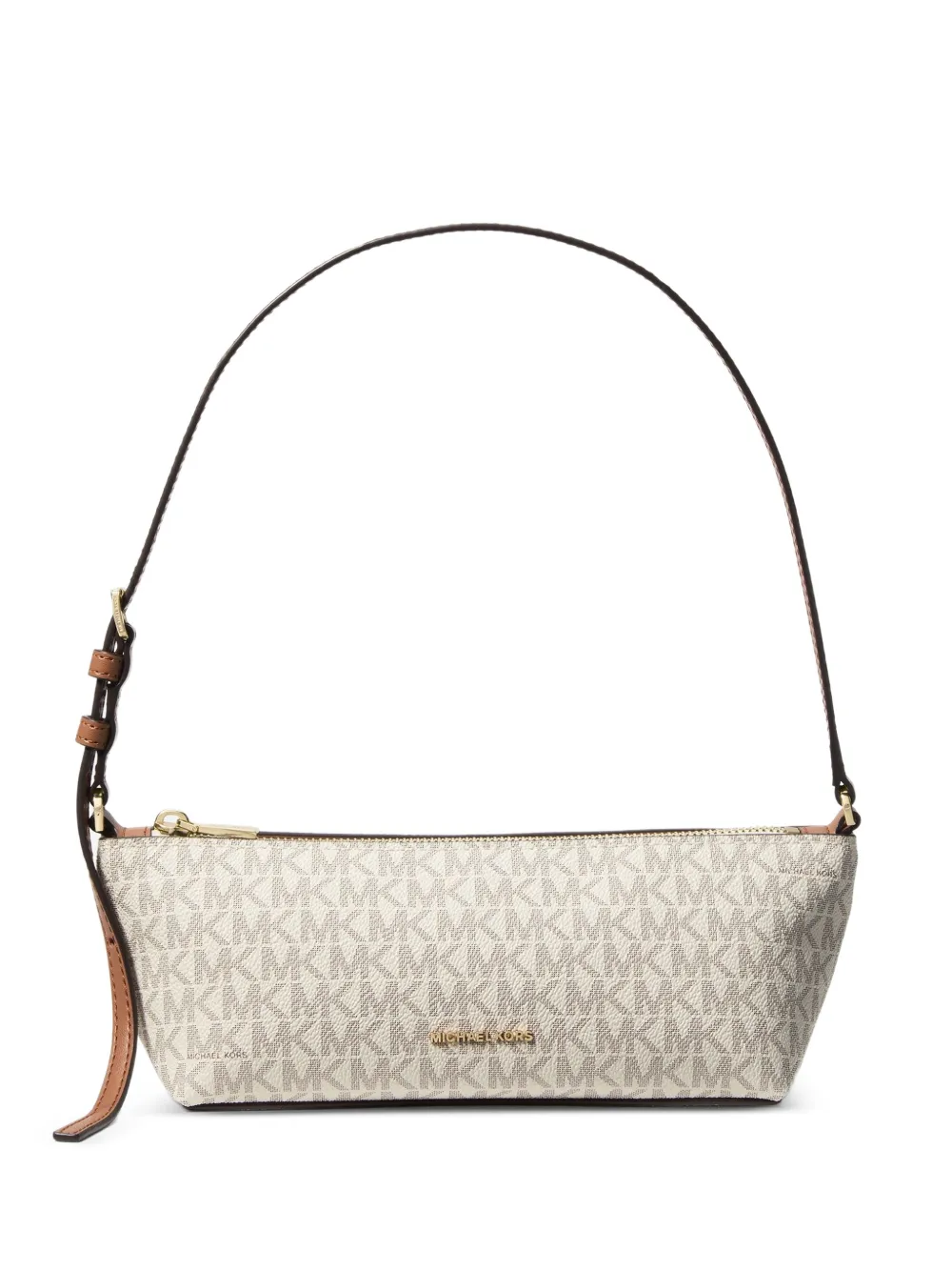 Michael Kors Laila small signature logo pochette - Toni neutri