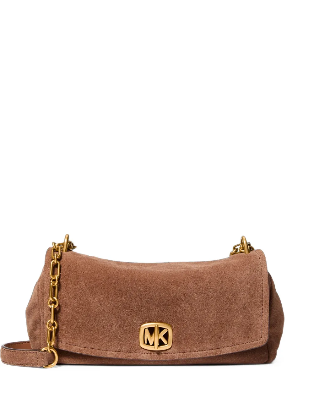 Michael Kors Bryant small suede convertible shoulder bag - Marrone