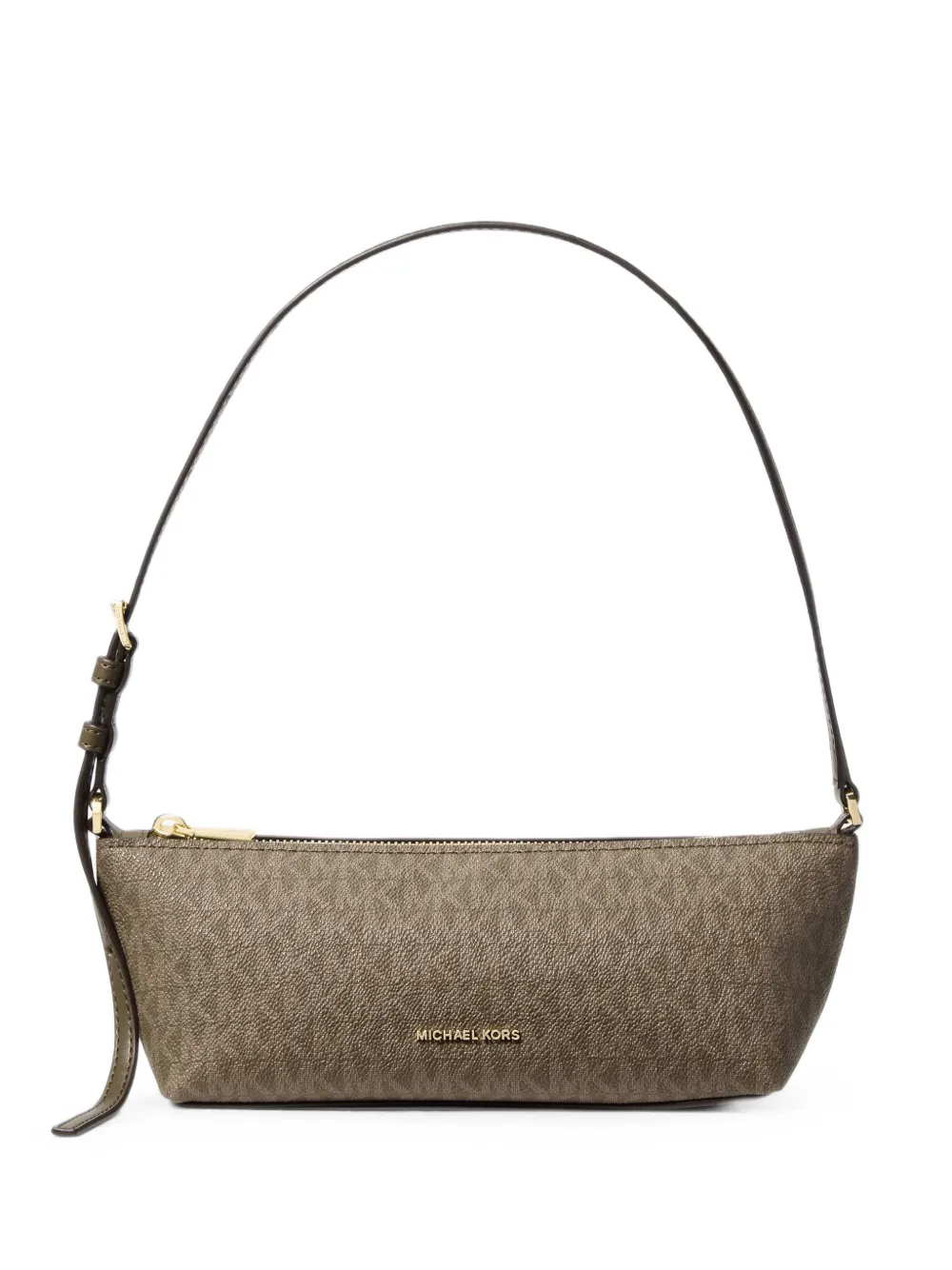 Michael Kors Laila small signature-logo satchel - Verde