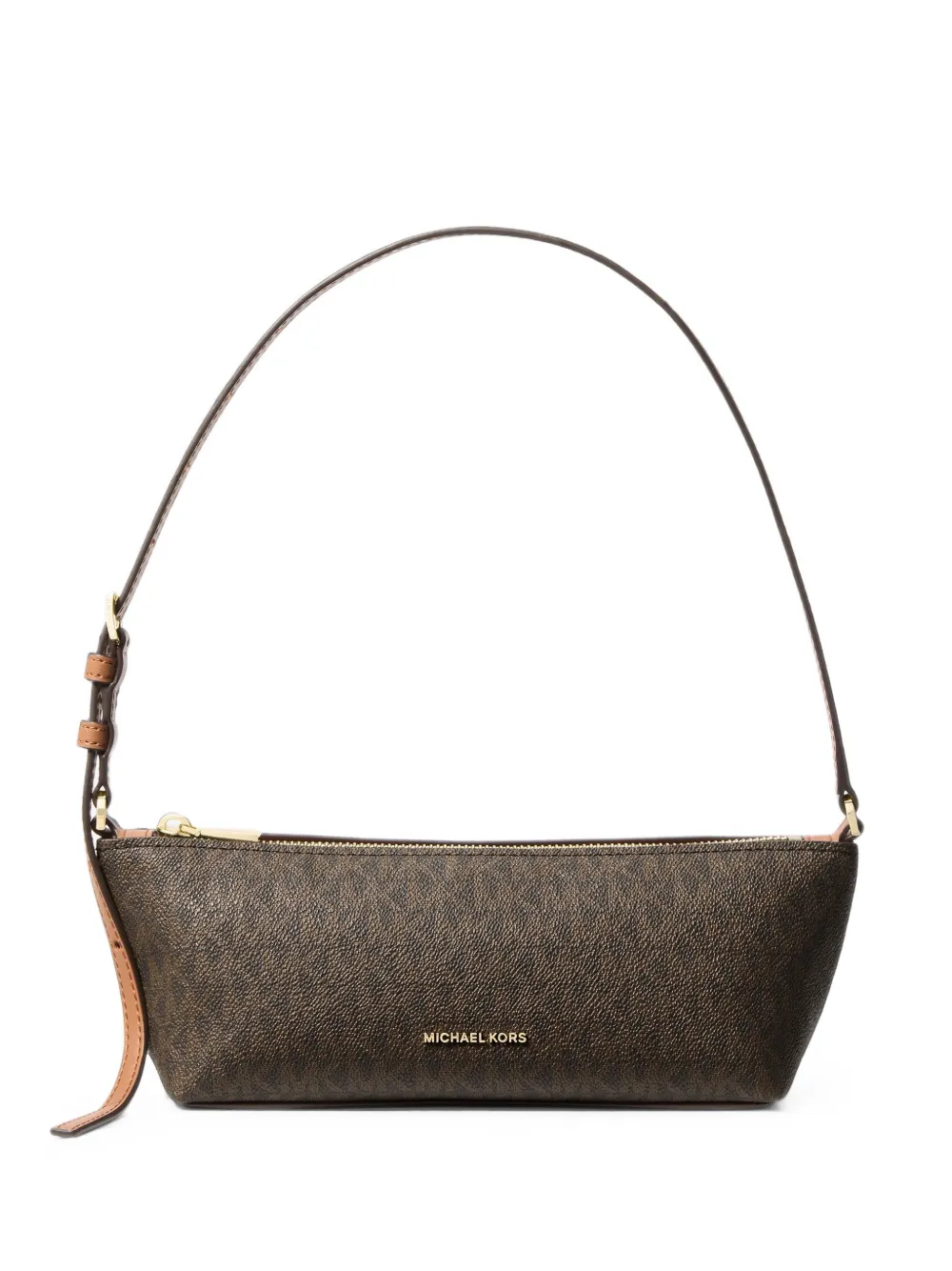 Michael Kors Kleine Laila kenmerkende pochette met logo Bruin