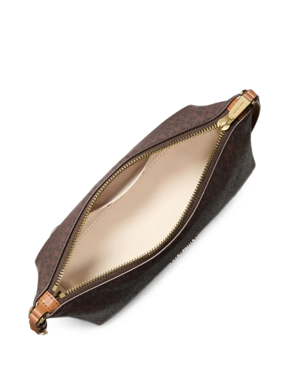 Michael Kors Kleine Laila kenmerkende pochette met logo Bruin